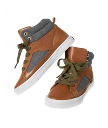 Crazy 8 brown/gray laceup high top sneakers